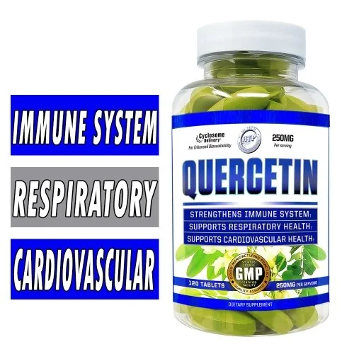 Hi-Tech Pharmaceuticals Quercetin - 120 Tablets Bottle Image