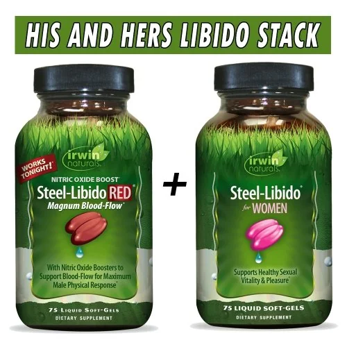 His and Hers Libido Stack - Irwin Naturals Bottle Image