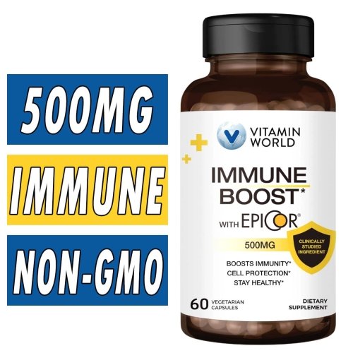 Vitamin World Immune Boost with Epicor - 500 mg - 60 VCaps