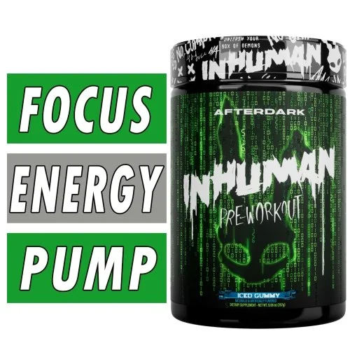 AfterDark InHuman Pre Workout Bottle Image