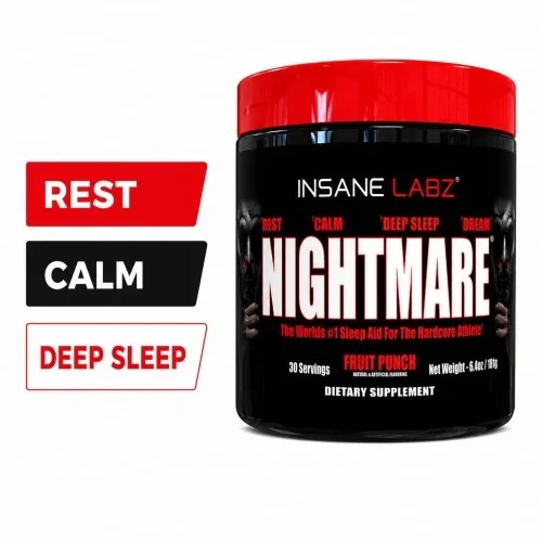 Insane Labz Nightmare Sleep Aid - Fruit Punch - 30 Servings