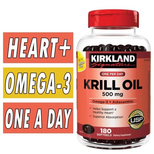 Kirkland Krill Oil - 500 mg - 160 Softgels