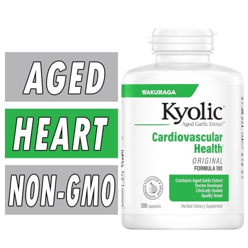Kyolic Aged Garlic Extract Formula 100 - 300 Capsules Bottle Image