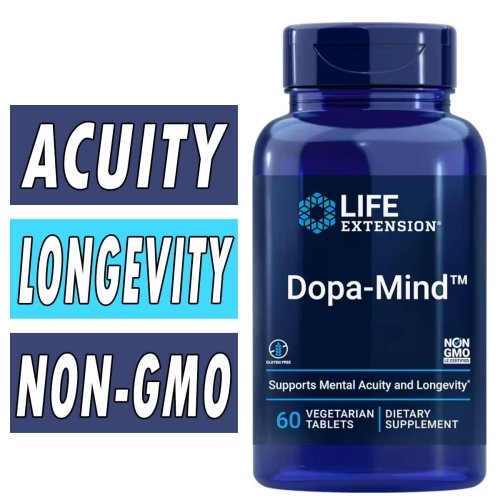 Life Extension Dopa-Mind 60 Vegetarian Tablets