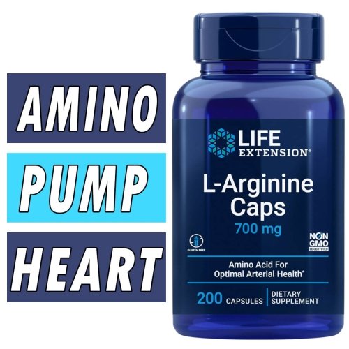 Life Extension L-Arginine Caps 700 mg 200 Capsules