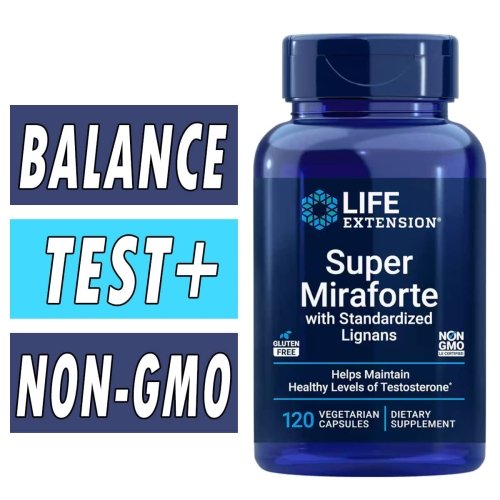 Life Extension Super Miraforte with Standardized Lignans 120 Vegetarian Capsules