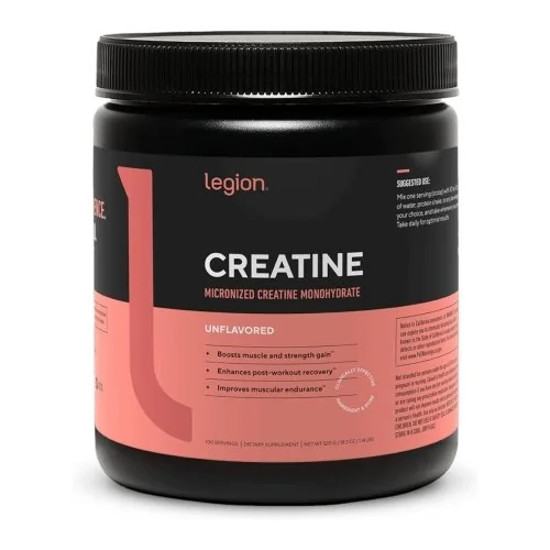 Legion Creatine Powder - Unflavored - 100 Servings