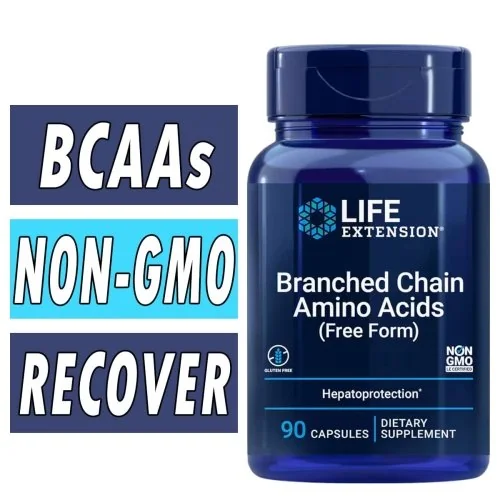 Life Extension Branched Chain Amino Acids - 90 Capsules
