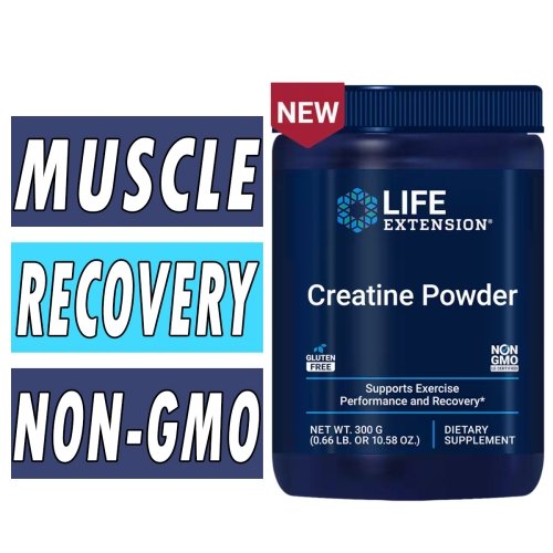 Life Extension Creatine Powder - 300 Grams