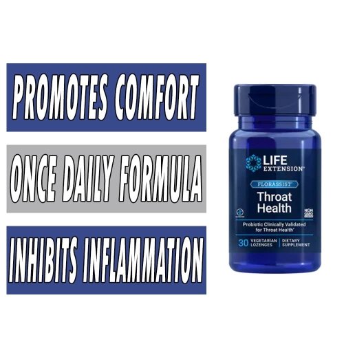 Life Extension Florassist Throat Health - 30 Veg Lozenges bottle image