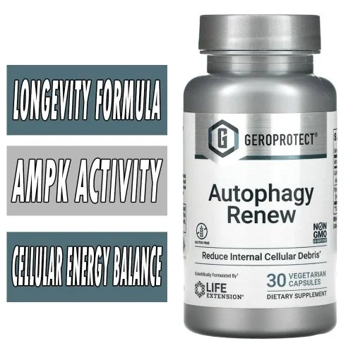 Life Extension Geroprotect Autophagy Renew - 30 Veg Caps bottle image