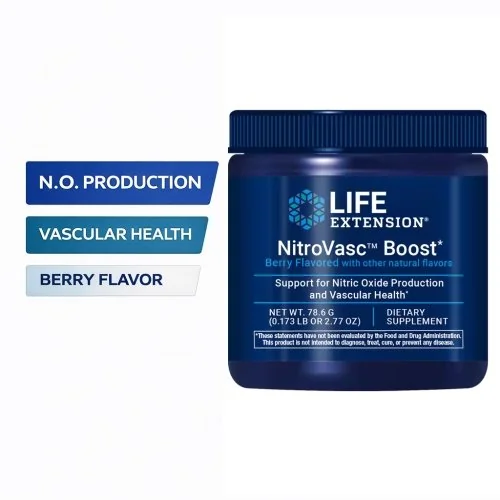 Life Extension NitroVasc Boost - Berry - 30 Servings