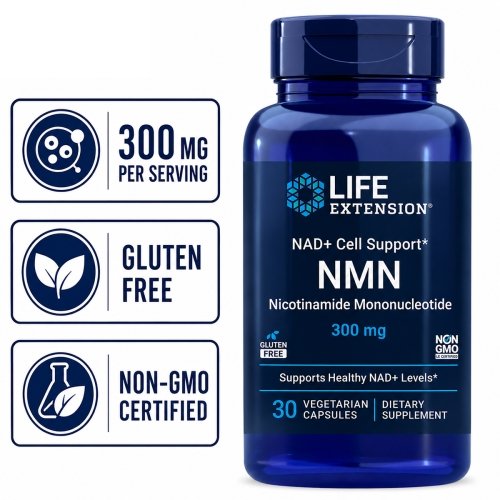 Life Extension NMN NAD+ Cell Support - 30 Veg Capsules