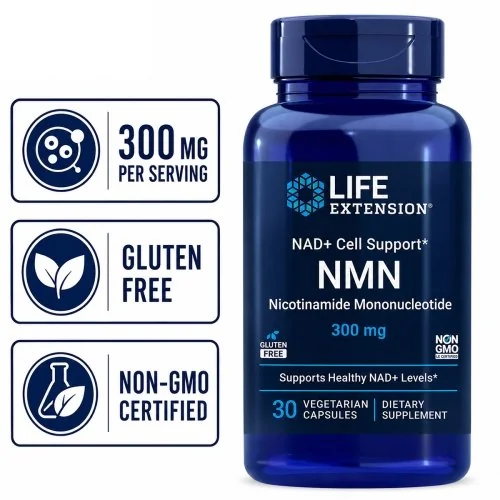 Life Extension NMN NAD+ Cell Support - 30 Veg Capsules