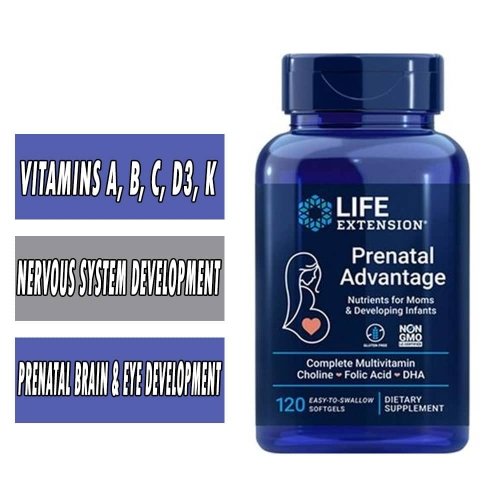 Life Extension Prenatal Advantage - 120 Softgels