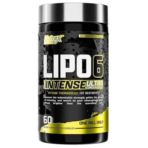 Lipo 6 Black Intense - Nutrex - 60 Capsules Bottle Image