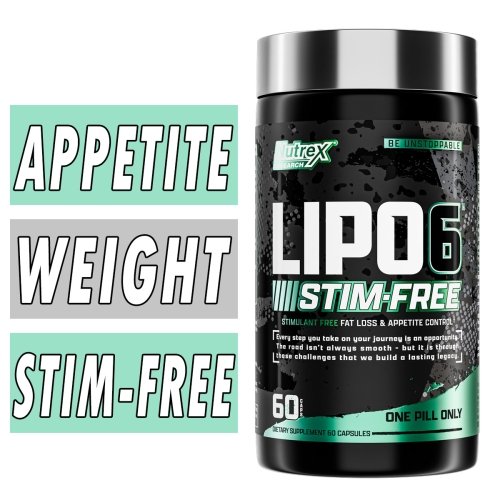 Lipo 6 Black Stim Free By Nutrex Bottle Image