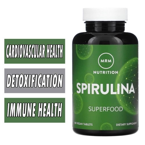 MRM Spirulina - 180 Tablets