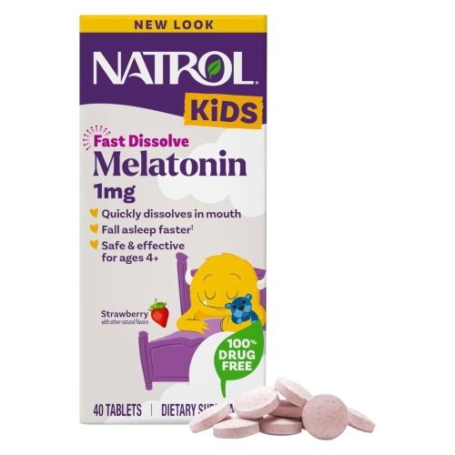 Natrol Kids Melatonin Fast Dissolve - 1 mg - 40 Tablets