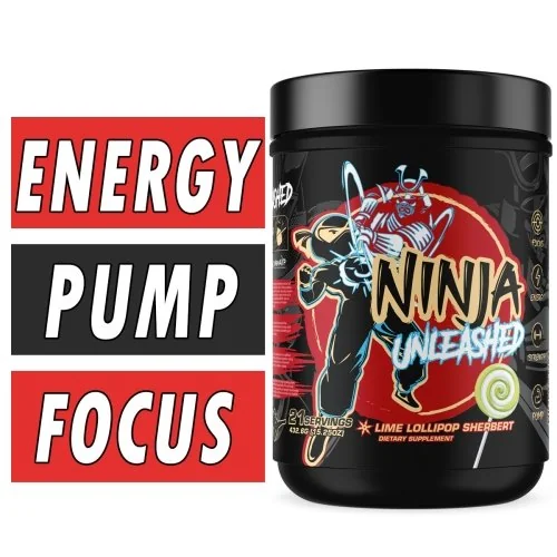 Ninja Unleashed Pre Workout Bottle Image