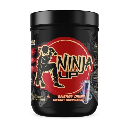 Ninja Up Energy Drink Pre Workout 25 Servings Bottle Image