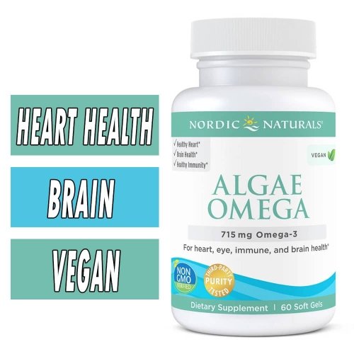 Nordic Naturals Algae Omega - 60 Softgels