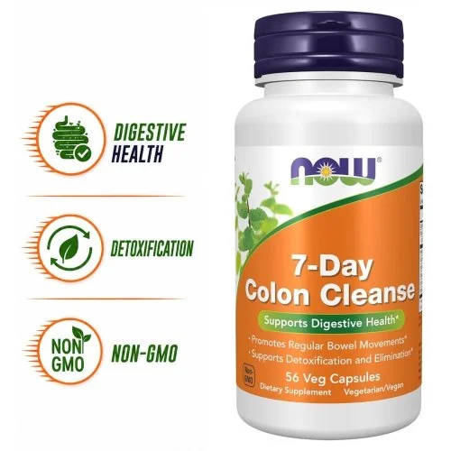 NOW 7-Day Colon Cleanse - 56 Veg Capsules