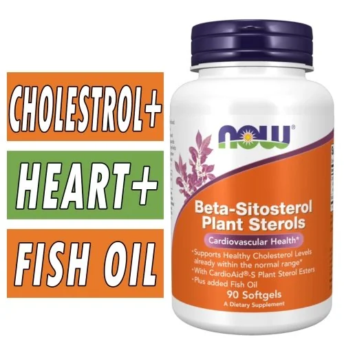 NOW Beta-Sitosterol Plant Sterols (Softgels)