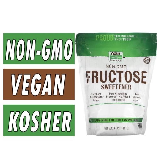 NOW Fructose Sweetener - 3 lb