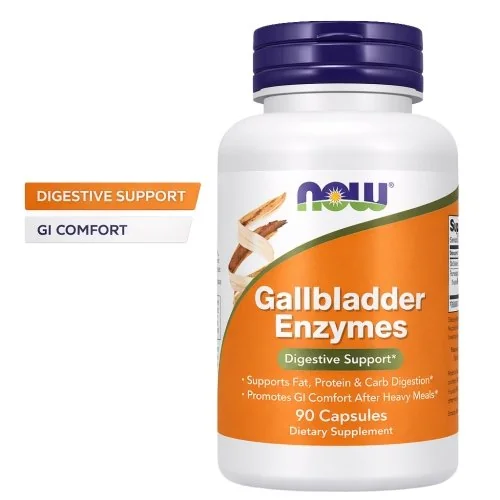 NOW Gallbladder Enzymes - 90 Capsules