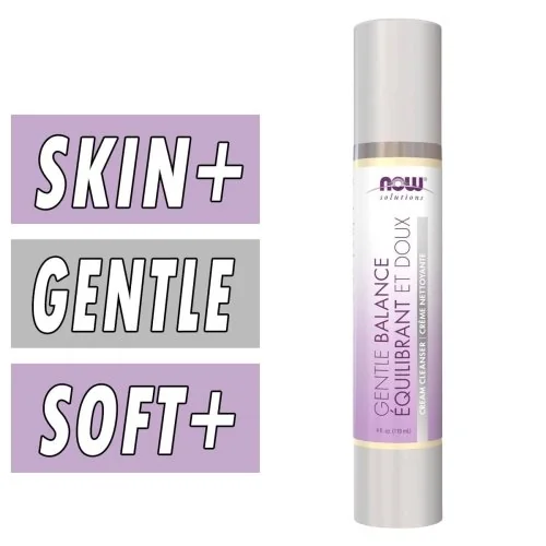 NOW Gentle Balance Cream Cleanser - 4 fl oz