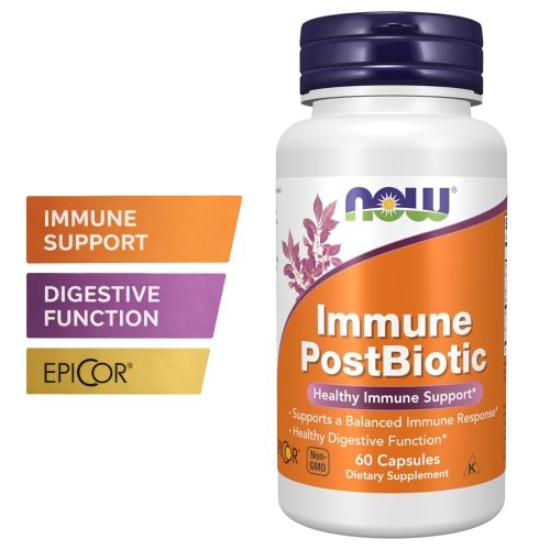 NOW Immune Postbiotic - 60 Capsules
