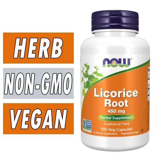 NOW Licorice Root Bottle Image