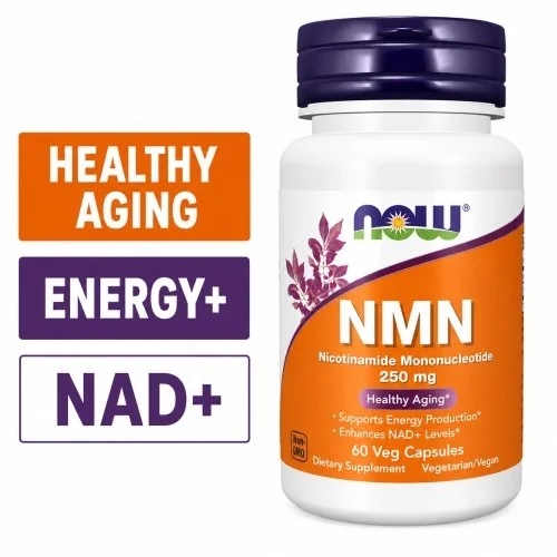 NOW NMN - 250 mg - 60 Veg Capsules
