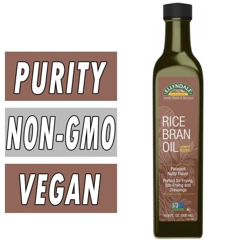 NOW Rice Bran Oil - 16.9 fl oz 