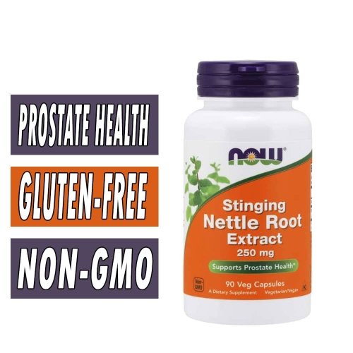 NOW Stinging Nettle Root Extract, 250 mg 90 Veg Capsules
