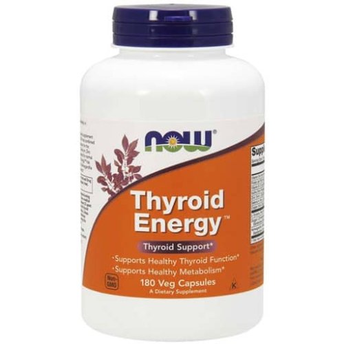 Thyroid Energy By NOW Foods, 180 Veg Caps