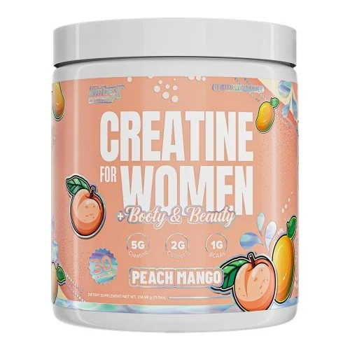 Nutrex Creatine For Women + Booty & Beauty - Peach Mango - 30 Servings