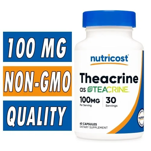 Nutricost Theacrine (Teacrine) 100 mg 60 Capsules