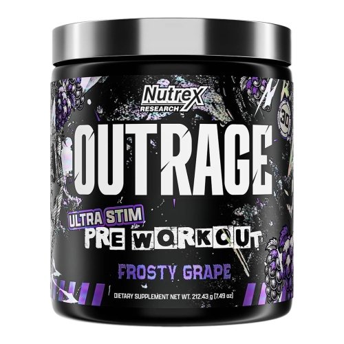 Outrage Pre Workout - Frost Grape - 30 Servings