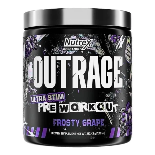Outrage Pre Workout - Frost Grape - 30 Servings