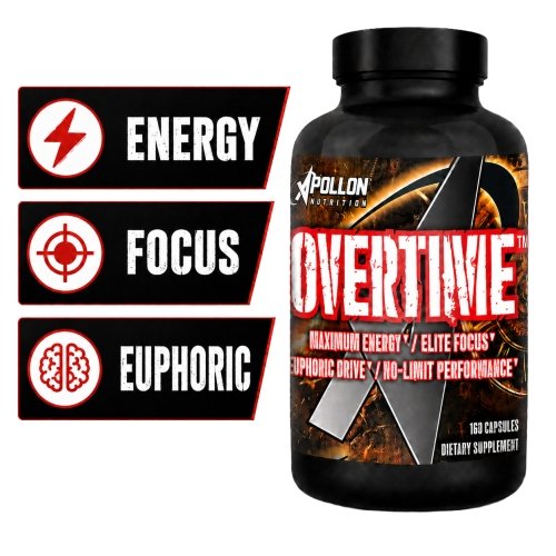 Apollon Nutrition Overtime - 160 Capsules - Nootropic