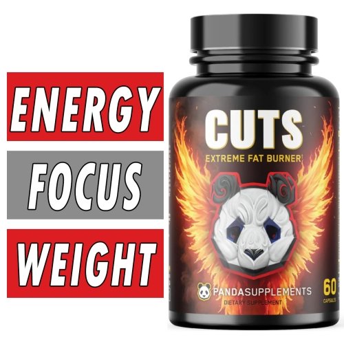 Panda Cuts - Extreme Fat Burner - 60 Caps Bottle Image