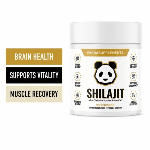 Panda Supps Shilajit - 60 Veggie Capsules