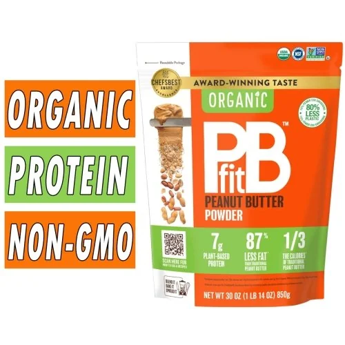 PBfit Organic Peanut Butter Powder - 30 oz Image