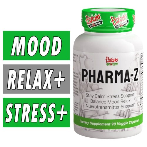 Pharma Z w/GABA  - Psycho Pharma - 90 Veggie Capsules Bottle Image
