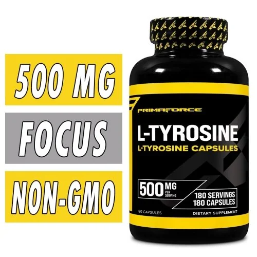 PrimaForce L-Tyrosine - 500 mg - 180 Capsules