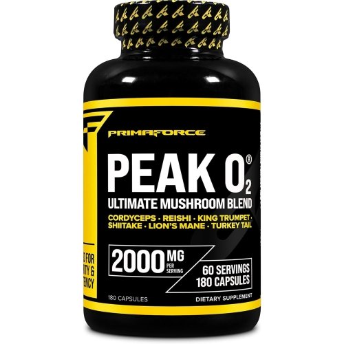 PrimaForce Peak O2 - 2000 mg - 180 Capsules Bottle Image