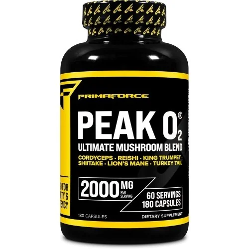PrimaForce Peak O2 - 2000 mg - 180 Capsules Bottle Image
