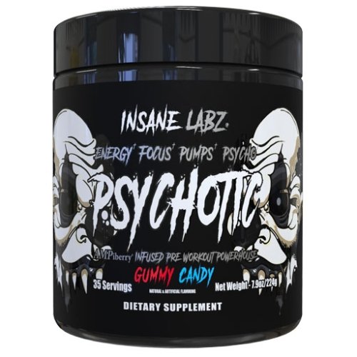 Psychotic Black - Gummy Candy - 35 Servings Bottle Image